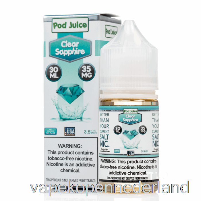 Vape Nederland Helder Saffier - Peulensap - 30ml 35mg